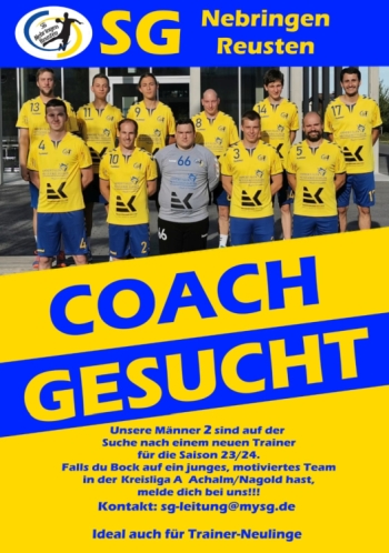 Coach Männer 2 gesucht!!