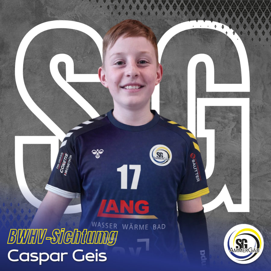 Caspar Geis nimmt an BWHV-Sichtung teil!