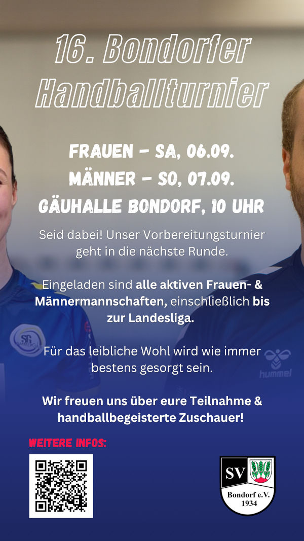 16. Bondorfer Handballturnier