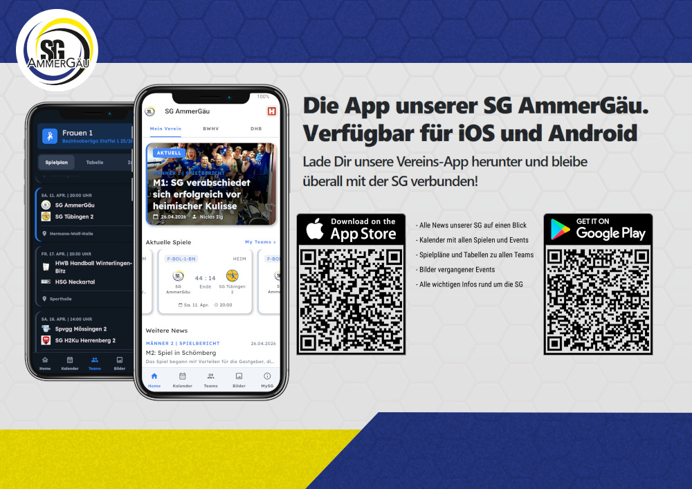 Neue Appversion für die aktuelle Saison