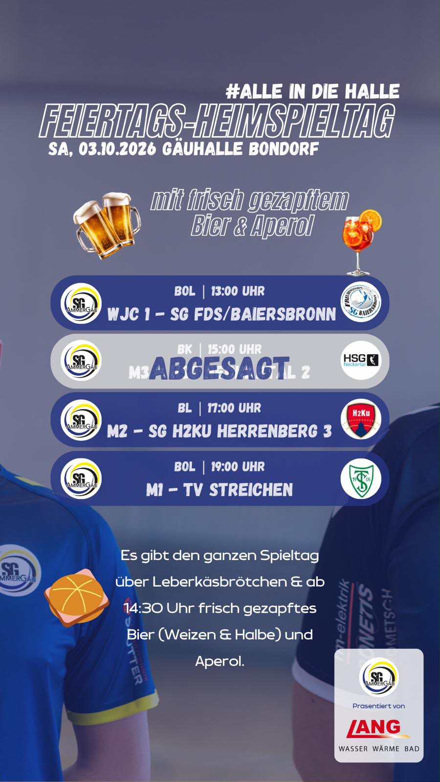 Feiertags-Heimspieltag