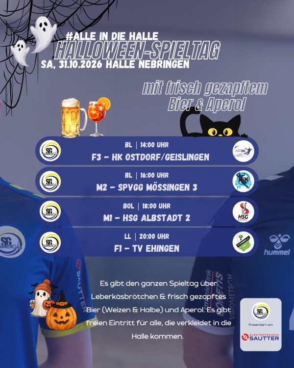 Halloween-Spieltag 31.10.26