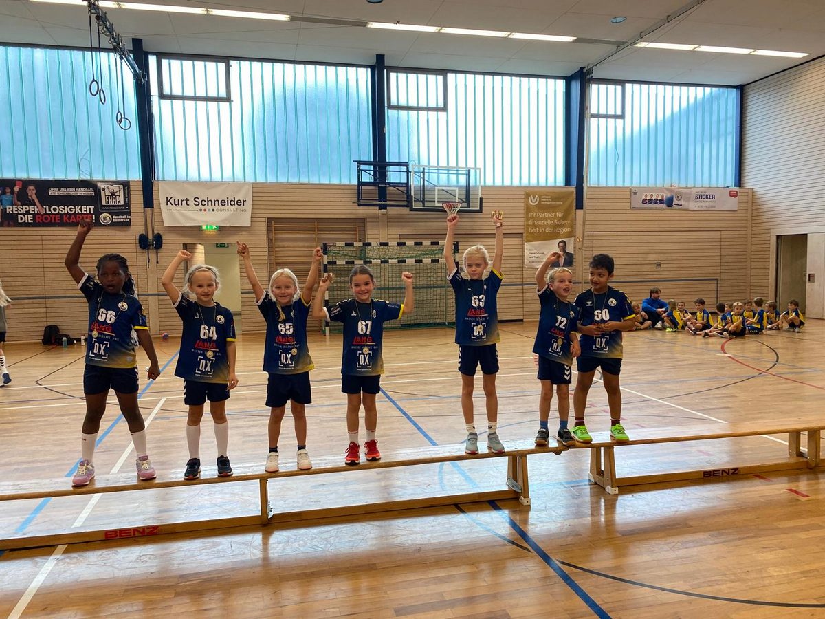 Unser erster Handballspieltag der F-Jugend Anfänger
